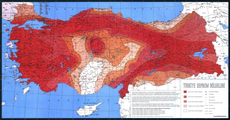 Türkiye Deprem Haritası