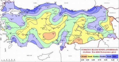 Türkiye İklim Haritası