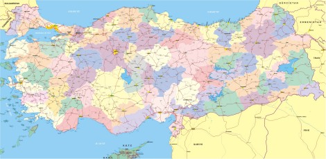 Türkiye Siyasi Haritası 5